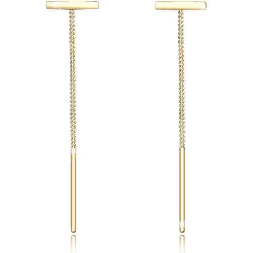 Boucles D'oreilles Femmes Pendentif D'oreilles Pull-Through Baton G¿¿O Tendance En Argent Sterling 925
