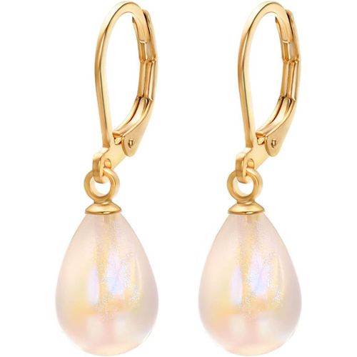 Perle Dormeuses Boucles D'oreilles Pendantes Femmes Plaqu¿¿ Or Boucles D'oreilles Piercing Mariage Bijoux
