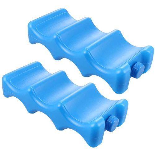 2pcs Breastmilk Ice Packs Réutilisable Breast Milk Storage Bottle Ice Packs Wave 