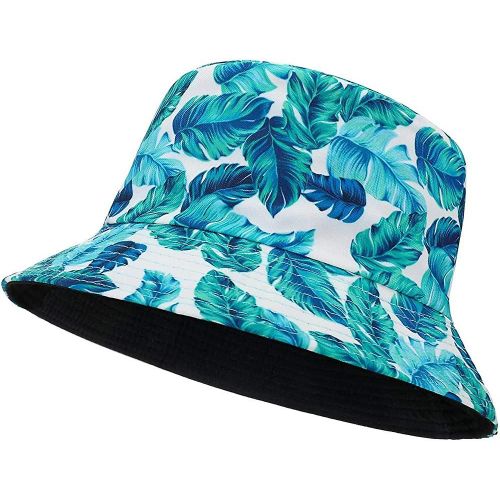 Acsergery Unisexe Bucket Hat Voyage D¿Été Sun Fisherman Hats Cadeau Réversible