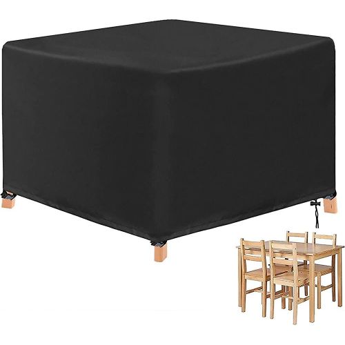 Cube Meubles De Jardin Couvertures, Acsergery Table De Jardin Couverture Carré Robuste