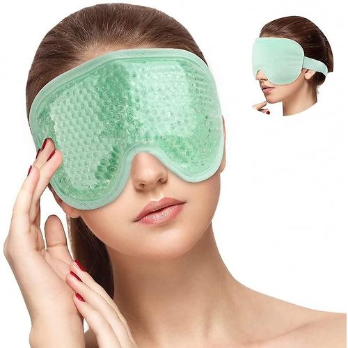 Gel Rafraîchissant Ice Pack Pour Les Yeux, Réutilisable Hot Cold Compress Eye Mask Pour Puffy 