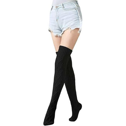 Chaussettes Hautes D¿Hiver Au-Dessus Du Genou - Jambières Confortables Pour Dames Et Filles