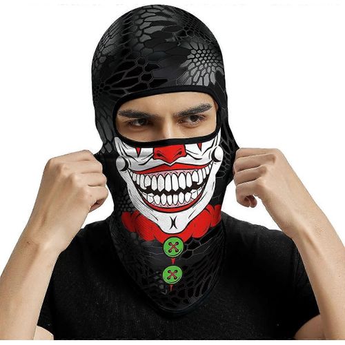 3d Balaclava Ski Mask Motorcycle Full Face Mask Outdoor Tactical Hood Headwear