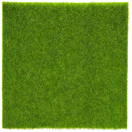 2 Tailles Tapis De Gazon Artificiel Synthétique Vert Sans Tissu Faux Gazon Tapis