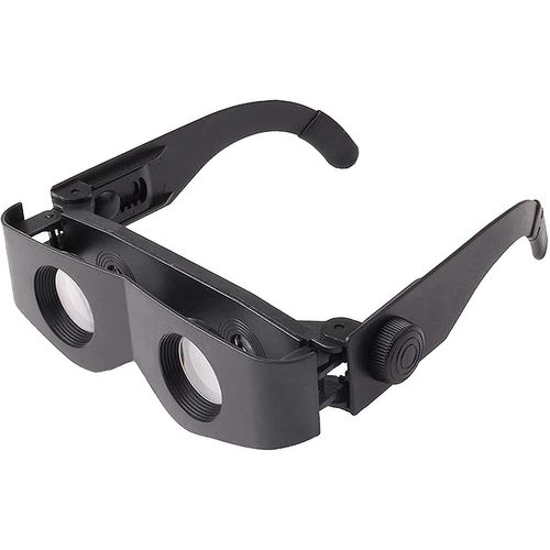 Lunettes jumelles mains libres, lunettes Abs Focus réglables Loupe de télescope
