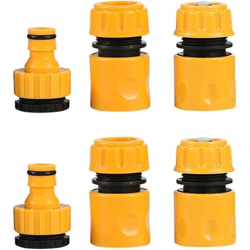 Kits De Connecteurs De Tuyaux D¿Arrosage De Jardin Avec Connecteurs De Robinet Fontainebleau 6pcs