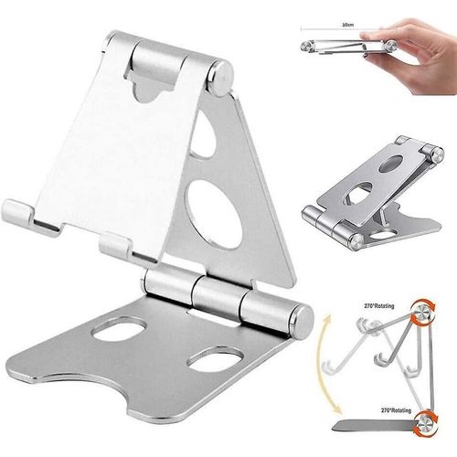 Support De Téléphone Pliant Pour Bureau D¿Administration, Support De Téléphone Portable Réglable Support De Station D¿Accueil Cadeau