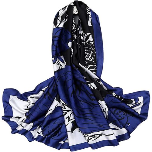 Foulards Satin Pour Femmes Dames Soyeux Olaof Echarpe Designer Large Shawl Wrap