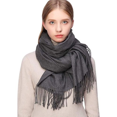 Hiver Foulard Chaud Pashmina Shawl Wrap Pour Femmes Et Hommes Long Grand Foulard Doux
