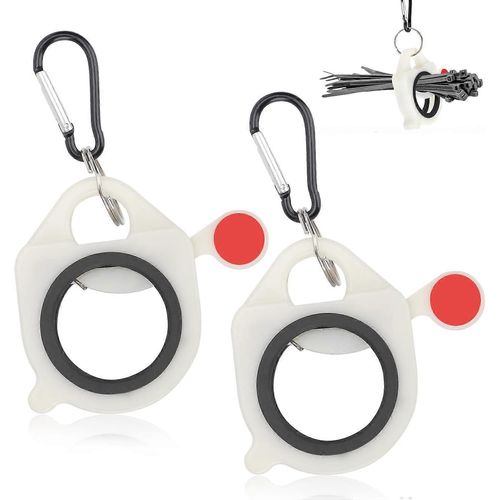 2pcs organisateur de câble Zip Tie, outil ceinture Tie Holder pour 4/8/12/18 pouces Zip Ties