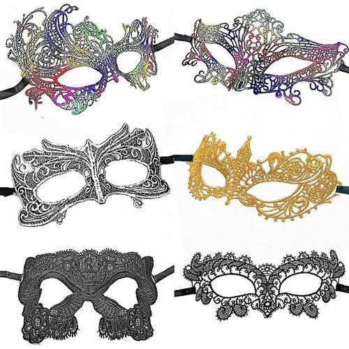 Masques En Dentelle Flexible Sexy Pour Femmes Masque Pour Les Yeux Pour Ball Party Masquerade Vénitienne
