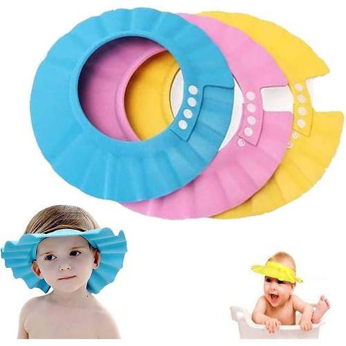 Bonnet De Douche Pour Bébé, Acsergery Réglable Imperméable À L¿Eau Casquette De Bain Visière Chapeau Douche Bain 