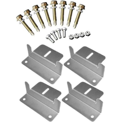 Supports Montage Panneau solaire Support de montage Support de montage Toit en aluminium Support de panneau solaire pour bateau vr