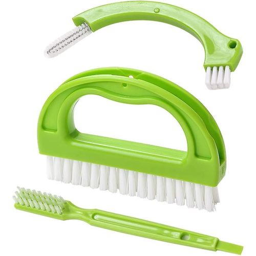 Brosses à carreaux (3 en 1) Nettoyant pour coulis Épurateur de joints pour un nettoyage en profondeur