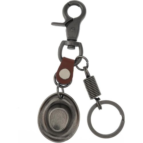 Porte-Clé Chapeau De Cowboy Occidental : Pendentif Chapeau De Cow-Girl Argent Cool
