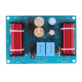 150w Haut-Parleur Treble Alto Bass Audio Frequency Divider 3 Way Crossover Filter Pour 4-11 Pouces Bookshel
