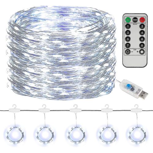 Led Fairy Lights Rideau 300 Leds Usb String Lights avec télécommande minuterie pour décor intérieur (quatre couleurs)