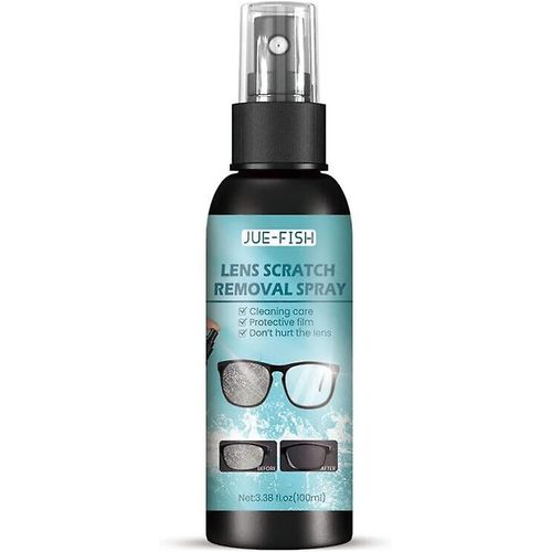 Spray D¿Élimination Des Rayures De Lentille Lunettes De Pare-Brise Liquide De Réparation De Verre, Spray Nettoyant De Lunettes Hautement Concentré Pour Lunettes De Soleil Outils De Nettoyage D¿Écran (
