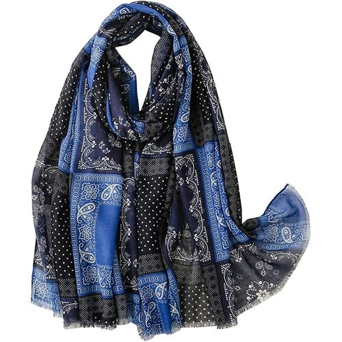 Femmes Olaof Foulard Long Soft Floral Print Lightweight Neck Scarves Shawl Wrap Dames Clothing Accessoire