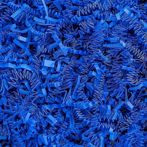 - 4 Oz - Sky Blue - Crinkle Cut Paper Shred Filler Great For Gift Wrapping,
