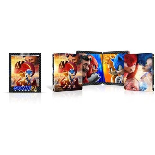 Sonic The Hedgehog 2 [Ultra Hd] With Blu-Ray, 4k Mastering, Steelbook