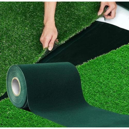 Ruban De Gazon Artificiel, (15cm X 5m) Ruban D¿Herbe De Pelouse Auto-Adhésif Pour Tapis De Pelouse, Artifici