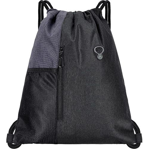 Drawstring Bag Backpck, Imperméable String Swim Pe Bag Sport Gym Sack Large