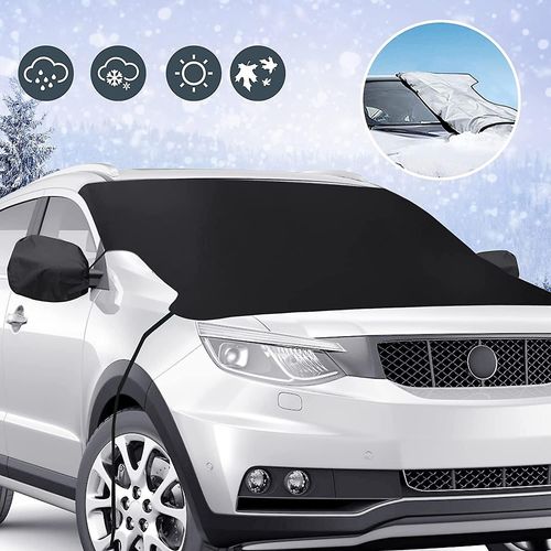 Housse de neige de pare-brise de voiture, couverture de pare-brise de voiture de protection contre le gel de l¿assurance cadeau