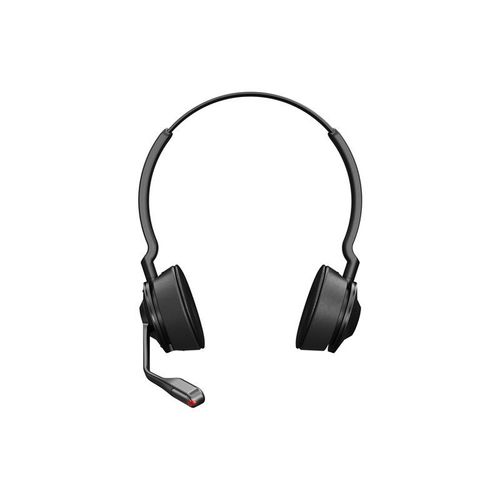 Jabra Engage 55 SE Stereo - Micro-casque - sur-oreille - DECT - sans fil - USB-A via adaptateur DECT - Certifié pour Microsoft Teams