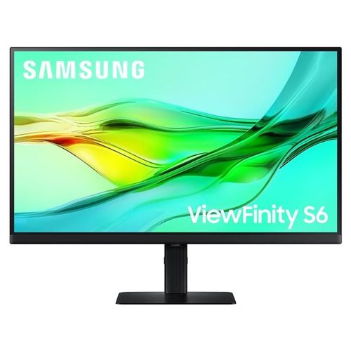Samsung ViewFinity S6 S27D600UAU - S60UD Series - écran LED - USB - 27" - 2560 x 1440 QHD @ 100 Hz - IPS - 350 cd/m² - 1000:1 - HDR10 - 5 ms - HDMI, DisplayPort, USB-C - noir