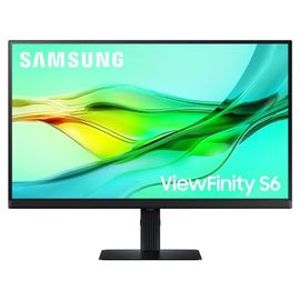 Samsung ViewFinity S6 S27D600UAU - S60UD Series - écran LED - USB - 27" - 2560 x 1440 QHD @ 100 Hz - IPS - 350 cd/m² - 1000:1 - HDR10 - 5 ms - HDMI, DisplayPort, USB-C - noir
