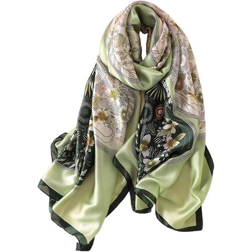 Satin Olaof Foulards Pour Femmes Lightweight Fashion Ladies Scarves Silky Feeling Shawl Wrap