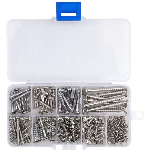 Kit De Vis De Guitare 9 Types Assortiment Set Avec Ressorts Pour Pont De Guitare Électrique,