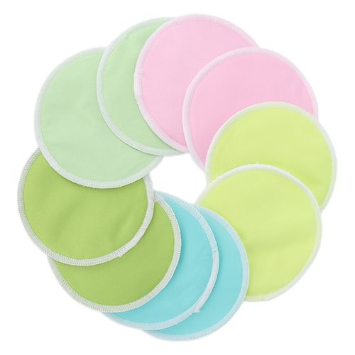Lot De 10 Coussinets De Soutien-Gorge De Maternité Réutilisables ¿ Coussinets D'allaitement En Fibres Lavables Et Anti-Fuites