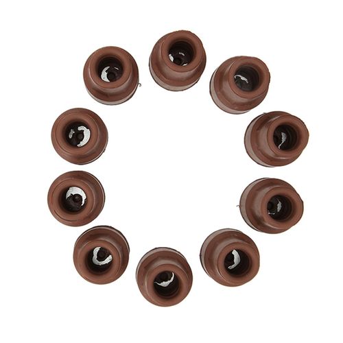 Lot De 10 Embouts Antidérapants En Caoutchouc Pour Cannes Et Béquilles De 19 Mm 
