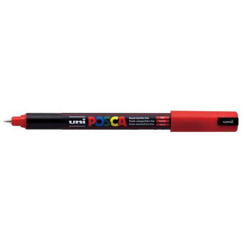 Posca Marqueur Pointe Calibrée Extra-Fine Pc1mr 0,7mm Rouge