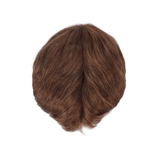 Perruque Courte Marron Pour Homme - Perruque Complète Pour Déguisement Masculin