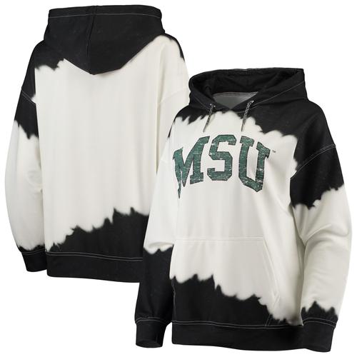 Sweat À Capuche Gameday Couture Blanc/Noir Michigan State Spartans Pour Le Plaisir Pour Femme