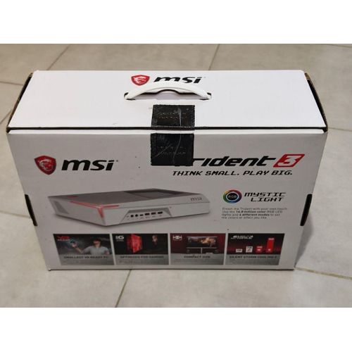 MSI Trident 3 Arctic Intel Core i5-8400 - 2.80 Ghz - Ram 32 Go - SSD 128 Go + DD 1 To