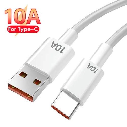 Chargeur Rapide Usb Type C Gan, Câble De Charge Rapide, Adaptateur De Téléphone, Iphone, Huawei, Samsung, Xiaomi, 120w, 10a-10a 1m Type C
