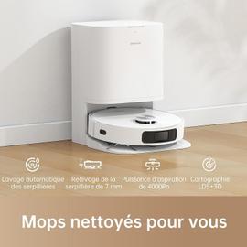 Dreame W10 Robot Aspirateur Laveur 4000 Pa Avec Station De Nettoyage A à  Prix Carrefour