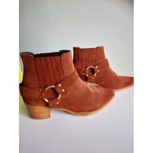 Boots En Daim Eram Marron - 38