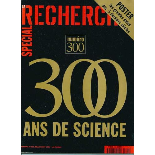N° 300 - 300 Ans De Science