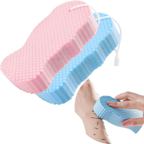 Éponge De Bain, Éponge De Bain Exfoliante Super Douce, Éponges De Bain Pour Adultes Et Bébés, Éponge De Douche Pour Le Corps Ultra Douce Brosse Dissolvant De Peau Morte, Accès Au Bain 