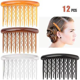 Peignes À Cheveux - Dents En Plastique Peigne Latéral Tortue Accessoires De Cheveux Peignes À Cheveux