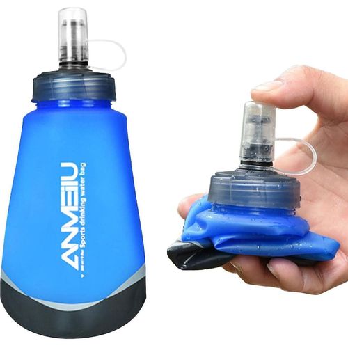 Flacon D¿Eau Pliable En Silicone - Bouteille D¿Hydratation Sportive Pour La Course À Pied Et Les Activités De Plein Air