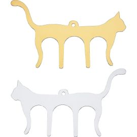 2pcs Metal Music Book Clip, Mignon Marque-Page De Musique En Forme De Chat, Support De Page Pour Supports De Partition, Pianos, Musiciens, Lecture De Clavier Et Livres