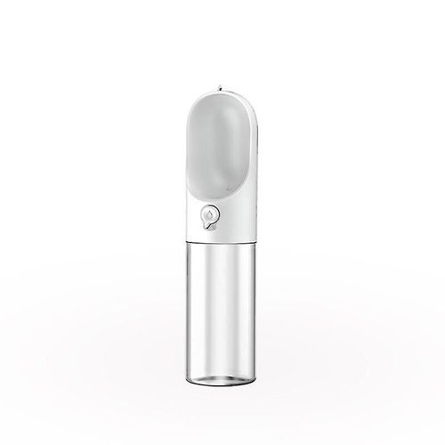 Distributeur D¿Eau, 400ml (Blanc) Bouteille D¿Eau Pour Chien De Voyage Pour Animaux De Compagnie, Sans Bpa, Antibactérien