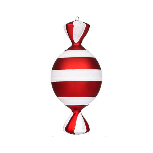 Décorations de bonbons de Noël Pvc Spirale Oblate Peint coloré Ornements d¿arbres scintillants